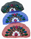 Plastic Gems on Mesh Fabric Applique 8