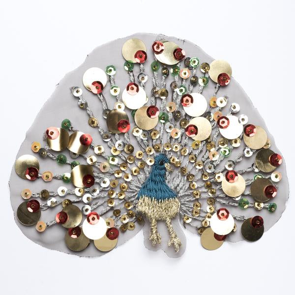 Peacock Sequined  Patch/Applique