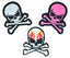 Embroidered Skull Patch 3