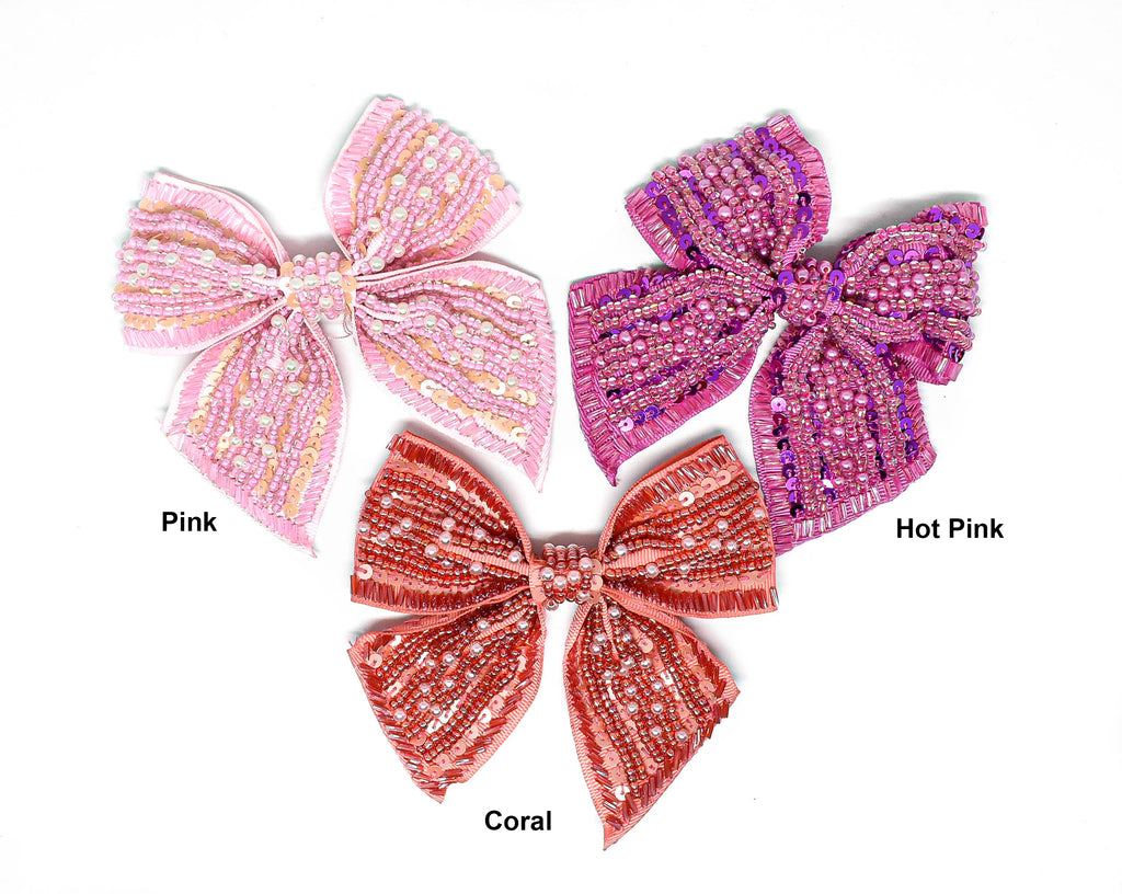 Sequins and Bugle Beaded Bow Ties  - Target Trim