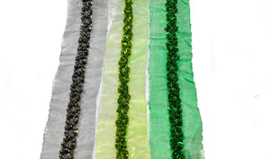 Sequins and Beaded Organza Trim - Target Trim