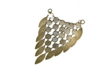 Dangling Bronze Leaf Connector - Target Trim