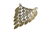 Dangling Bronze Leaf Connector - Target Trim