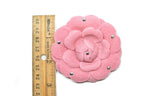 Pink Rose Pin with Rhinestone - Target Trim