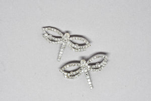 Dragonfly Crystal Rhinestone Brooch Pin