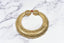 Royalty Gold Buckle Applique 4 1/2