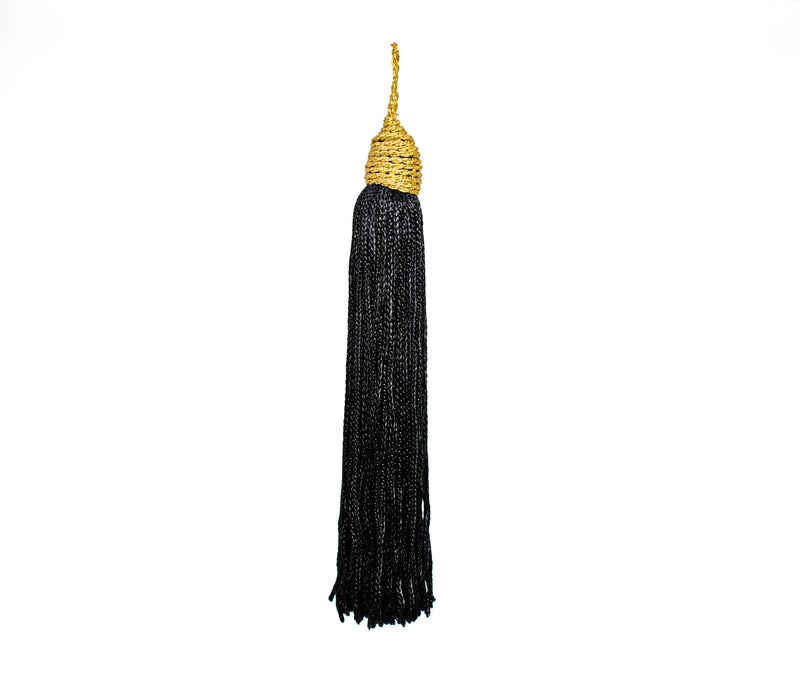 7-1/4 Gold Tassels for Costume, Home Decor by 1 pc, TR-11322