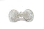 Crystal Rhinestone Bow Shape Brooch 2.25