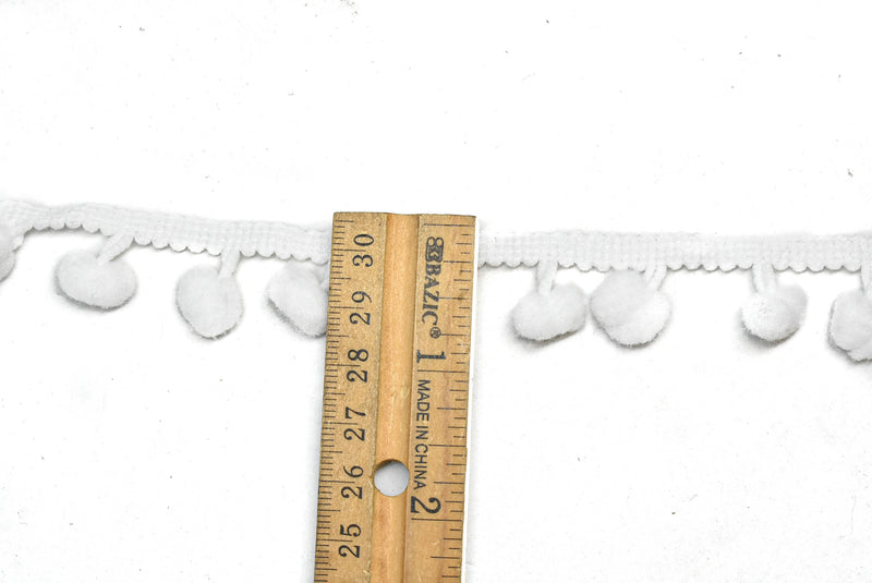 Puffy Pom-Pom Trim 0.25" - 1 Yard