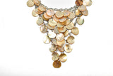 Aurora Borealis Shell Necklace 6.50" x 5" | Shell Necklace | Fashion Necklace | Necklace