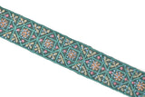 Assorted Colorful Embroidered Indian Trim 1.25" | Indian Trim | Trim