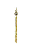 Gold Metal Tassel Charm | Gold Metal Tassel Necklace Pendant | Keychain Tassel | Home Decoration Tassel Accessory