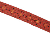 Assorted Colorful Embroidered Indian Trim 1.25" | Indian Trim | Trim