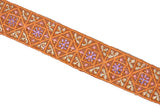 Assorted Colorful Embroidered Indian Trim 1.25" | Indian Trim | Trim