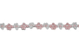 Two-Tone Floral Braided Gimp Trim 5/8" - by the yard