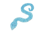 Beaded Snake Applique with Sequins 10" x 1.50" | Snake Patch Applique - Target Trim