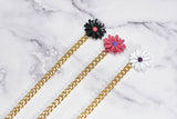 Flower Buckle with Daisy Chained Charms