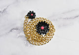 Flower Buckle with Daisy Chained Charms