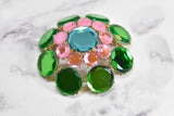 Flower Buckle with Daisy Chained Charms