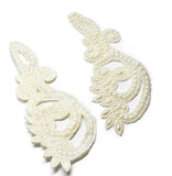 White Pearl Sew-on Applique | White Pearl Patch Applique - Target Trim