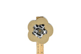 Suede Flower with Charm Patch Applique - Target Trim