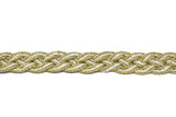 Metallic Two-Tone Braided Gimp Trim 1/2" - by the yard