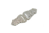 Stylish Rhinestone Connector target Trim