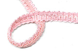 Pink Floral Design Gimp Trim 1/2" - by the yard