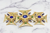 Foldable Gemstone Buckles 6.75" x 3" - Piece