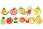 Assorted Fruits, Iron-on Patches (Sizes Vary)