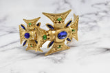 Foldable Gemstone Buckles 6.75" x 3" - Piece