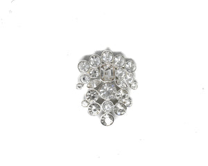 Unique Crystal Rhinestone Brooch Target Trim