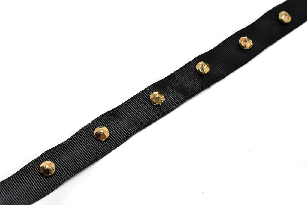 Sturdy Ribbon Studded Grosgrain Ribbon 0.90