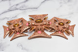 Foldable Gemstone Buckles 6.75" x 3" - Piece