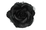 Black Organza Flower Piece | Flower Patch Applique - Target Trim
