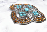 Metal Turquoise Stone Buckles