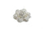 Silver Rhinestone Flower Brooch 2.50
