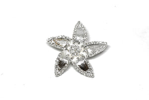 Rhinestone Flower Brooch w/ Pin - Target Trim