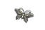 Rhinestone Butterfly Brooch with Pin 2.25