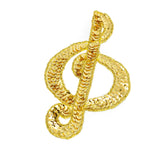 Gold Sequins Musical Note Applique 7.50" x 4.125" | Musical Note Patch Applique _ Target Trim