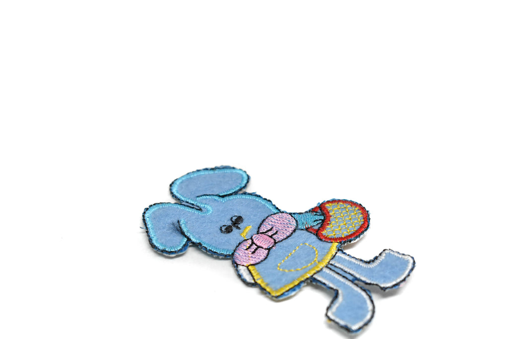 Easter Bunny Iron-on Patches 3.25" x 2.50" | Bunny Patch Applique - Target Trim