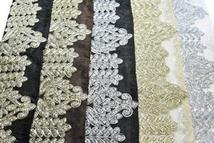 Decorative Brocade Metallic Trim