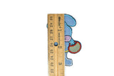 Easter Bunny Iron-on Patches 3.25" x 2.50" | Bunny Patch Applique - Target Trim