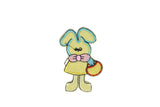 Easter Bunny Iron-on Patches 3.25" x 2.50" | Bunny Patch Applique - Target Trim