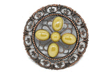 Round Floral Buckle Connector - target trim