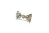 Crystal Rhinestone Triangular Bow Brooch  - Target Trim