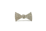 Crystal Rhinestone Triangular Bow Brooch  - Target Trim