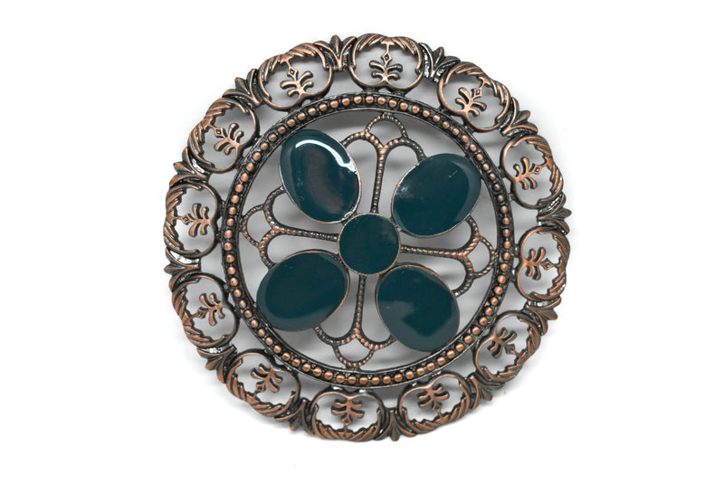 Vintage Round Buckle Target Trim