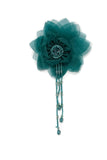 Assorted Organza Flower Piece with Beaded Fringe | Flower | Fringe - Beautiful flower