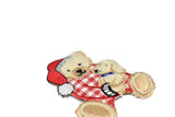 Cuddling Animal Patches | Cute Bear Cuddling Animals Patches Applique